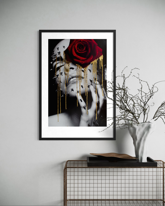 Gold Leaf Rose