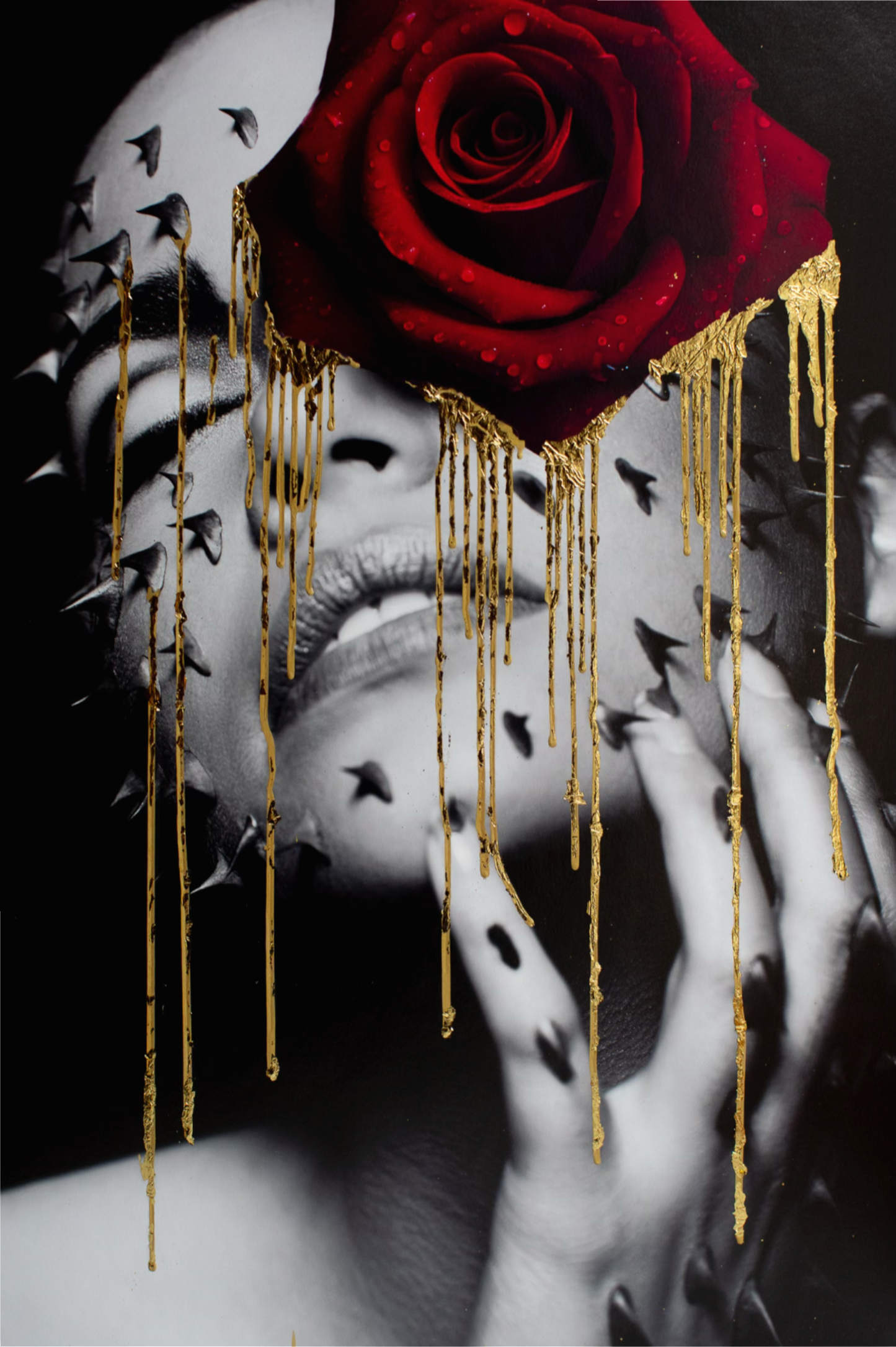 Gold Leaf Rose