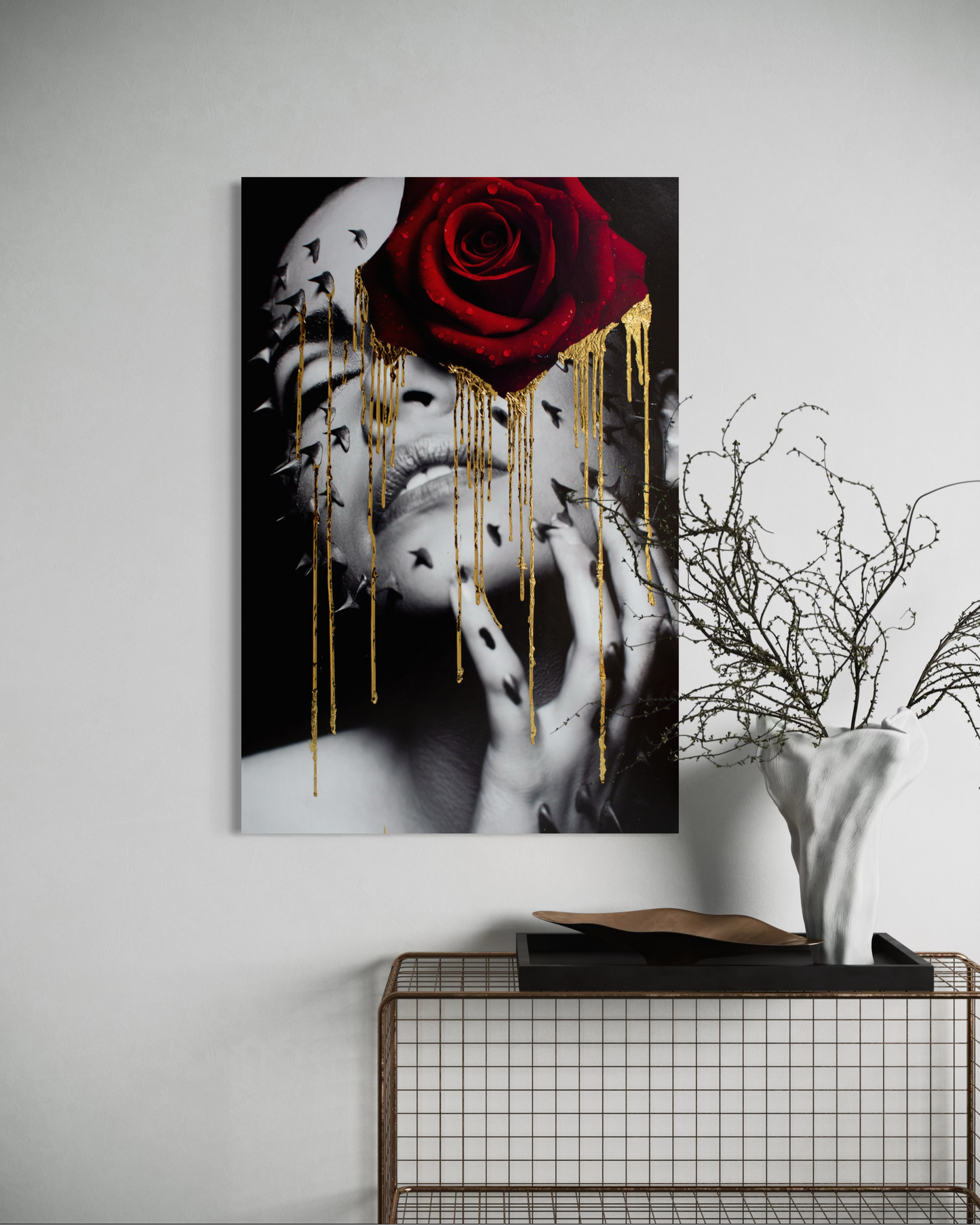Gold Leaf Rose