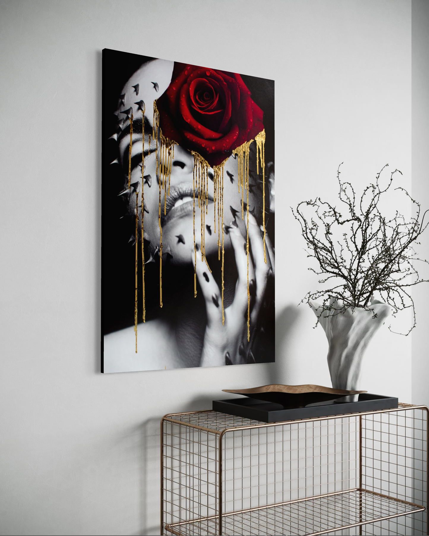 Gold Leaf Rose